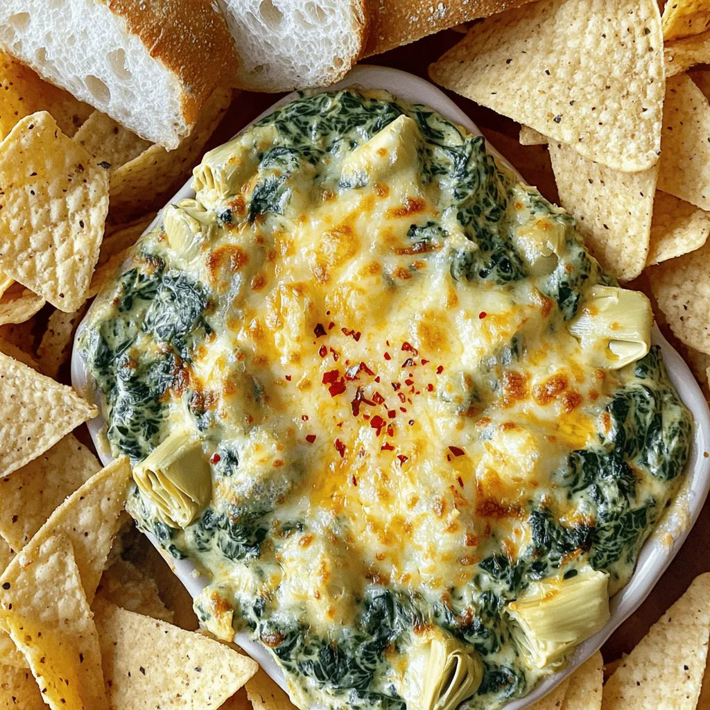 Easy Spinach Artichoke Dip Quick and Creamy Delight