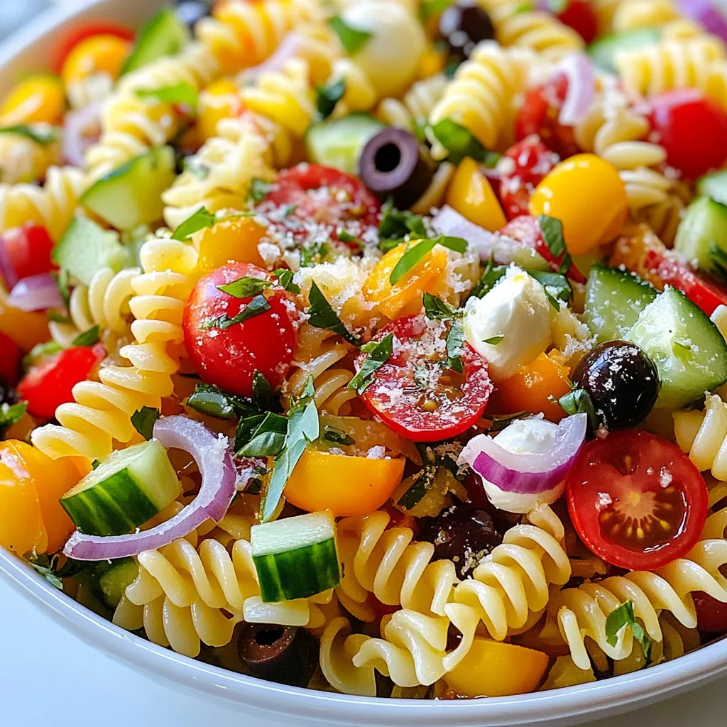 Italian Pasta Salad Fresh and Flavorful Recipe
