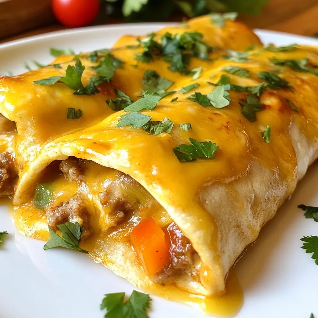 Breakfast Enchiladas with Sausage Gravy Delight