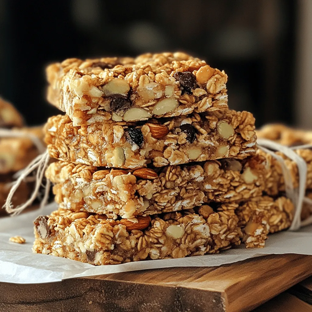 Homemade Granola Bars Simple and Healthy Recipe