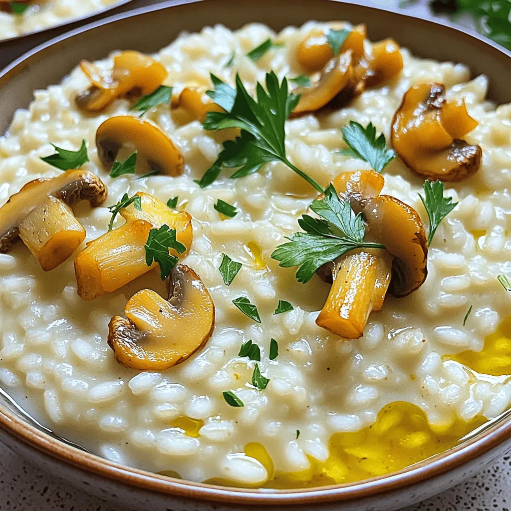 Instant Pot Creamy Mushroom Risotto Delight