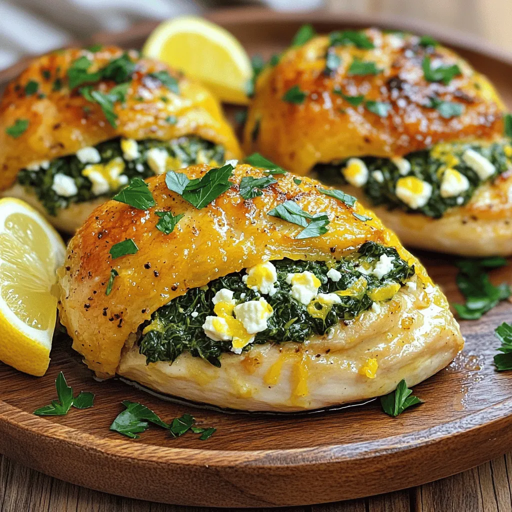 Spinach Feta Stuffed Chicken Breasts Savory and Easy