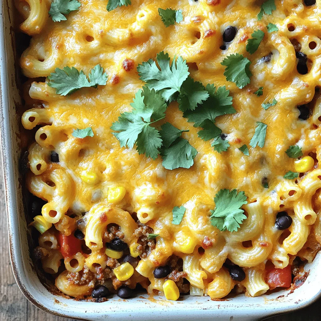 Cheesy Taco Pasta Bake Flavorful Family Favorite
