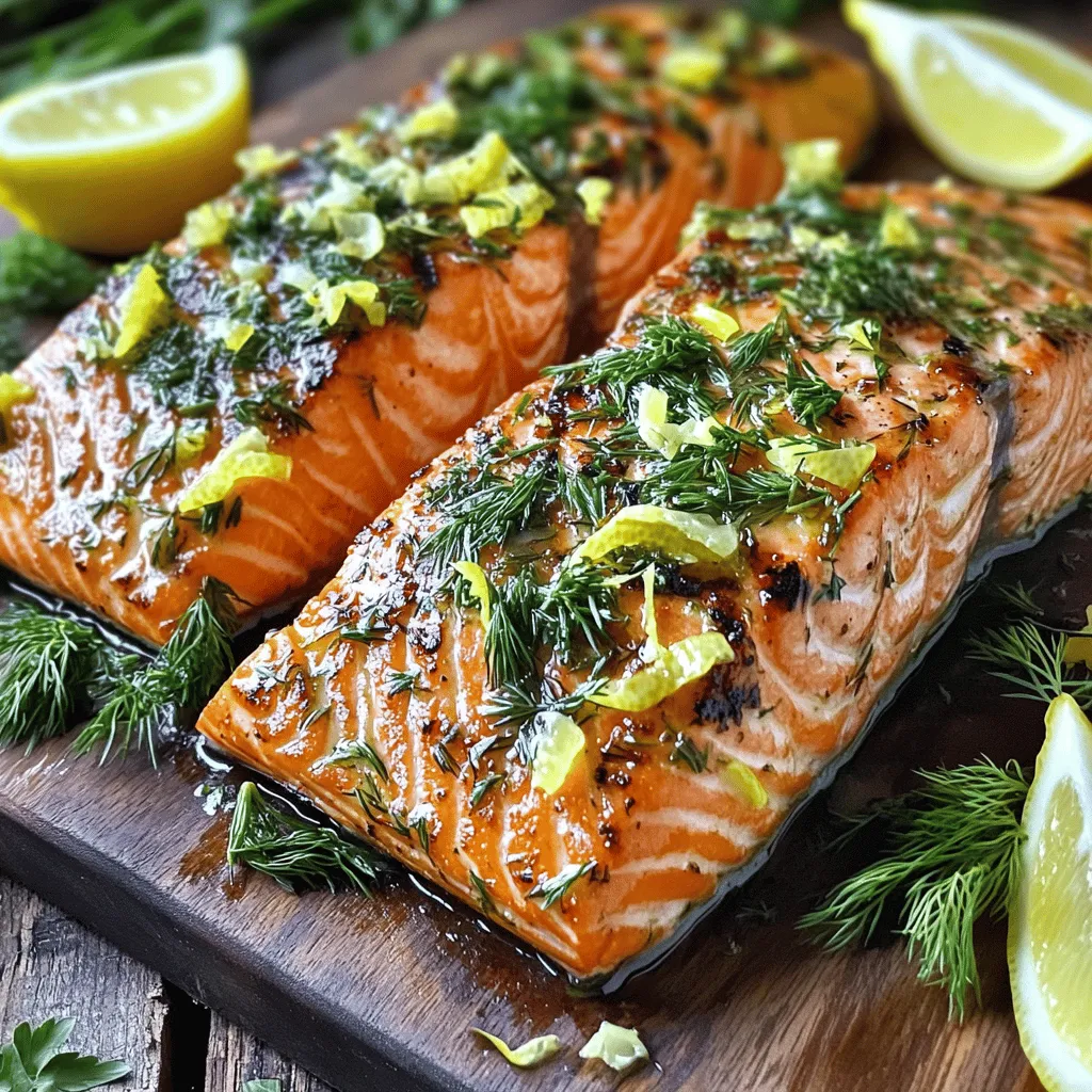 Lemon Herb Grilled Salmon Tasty and Simple Recipe