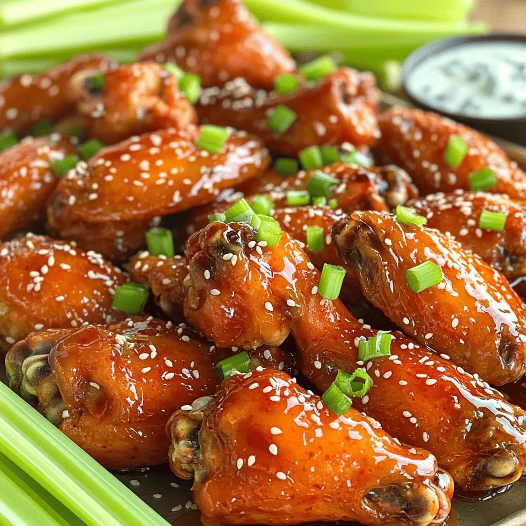 Sweet and Spicy Chicken Wings Tasty Crispy Recipe