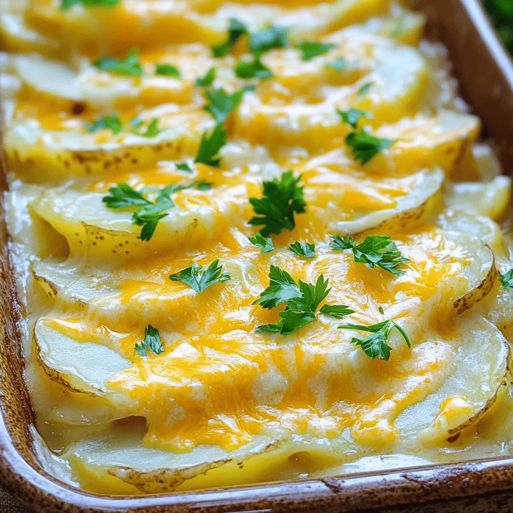Cheesy Scalloped Potatoes Rich and Creamy Delight
