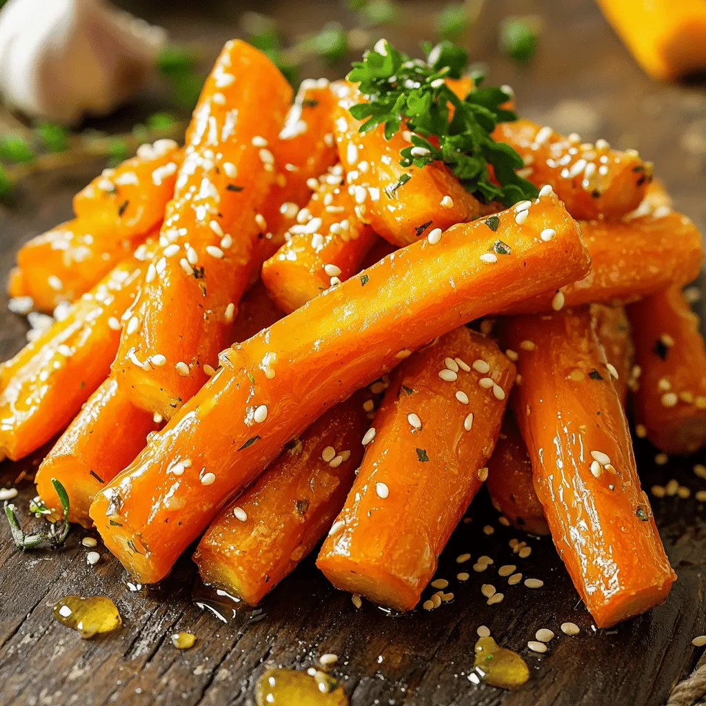 Honey Garlic Roasted Carrots Simple and Tasty Side