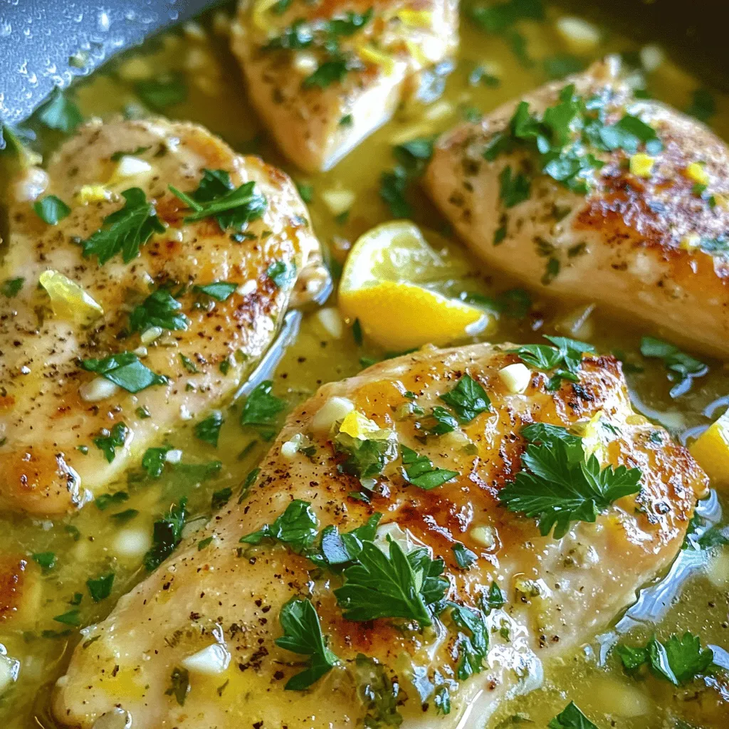 Skillet Lemon Herb Chicken Juicy and Flavorful Delight