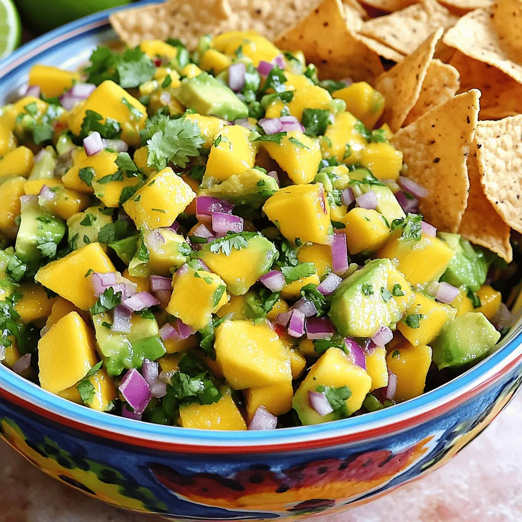 Mango Avocado Salsa Flavorful and Fresh Recipe