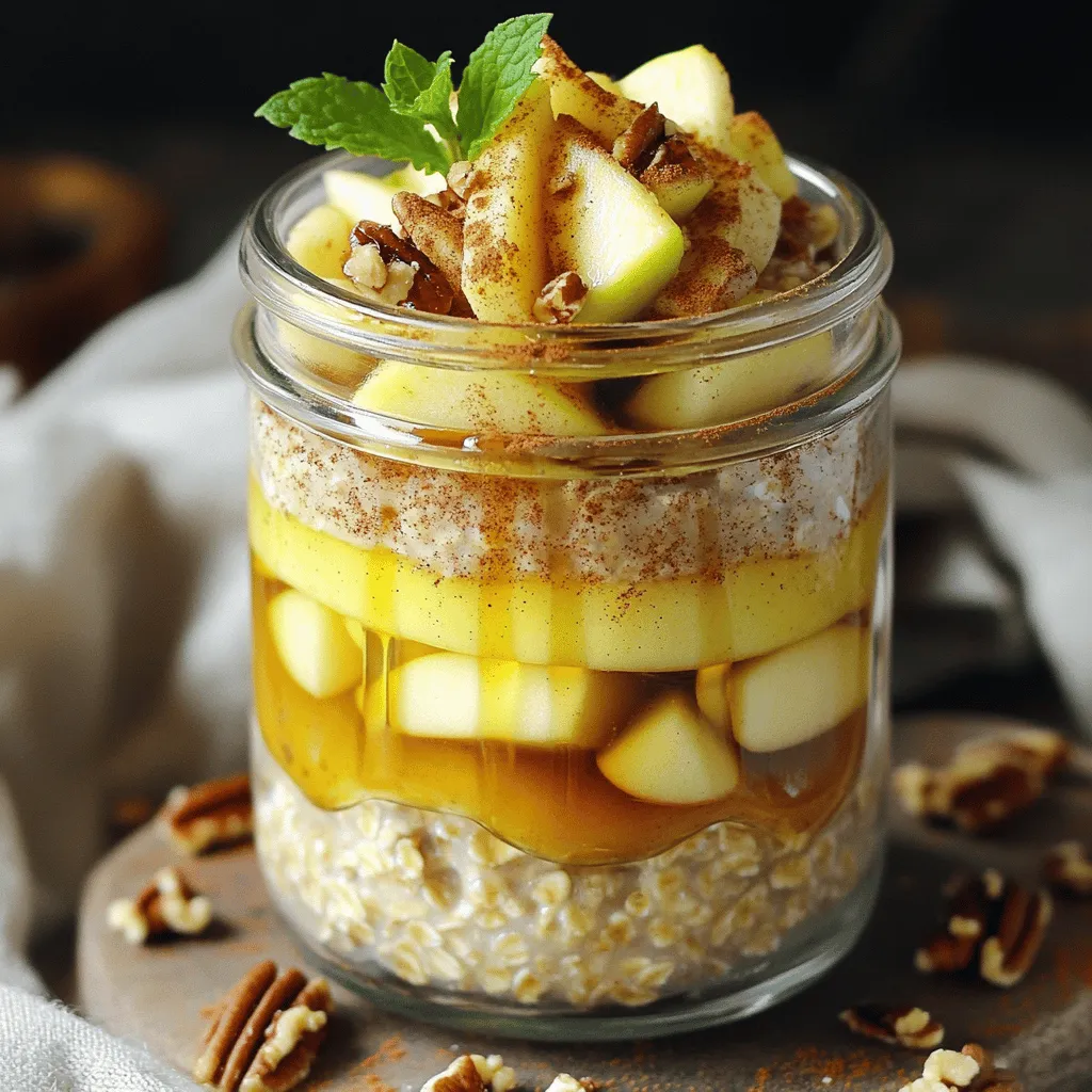 Apple Cinnamon Overnight Oats Simple and Tasty Recipe