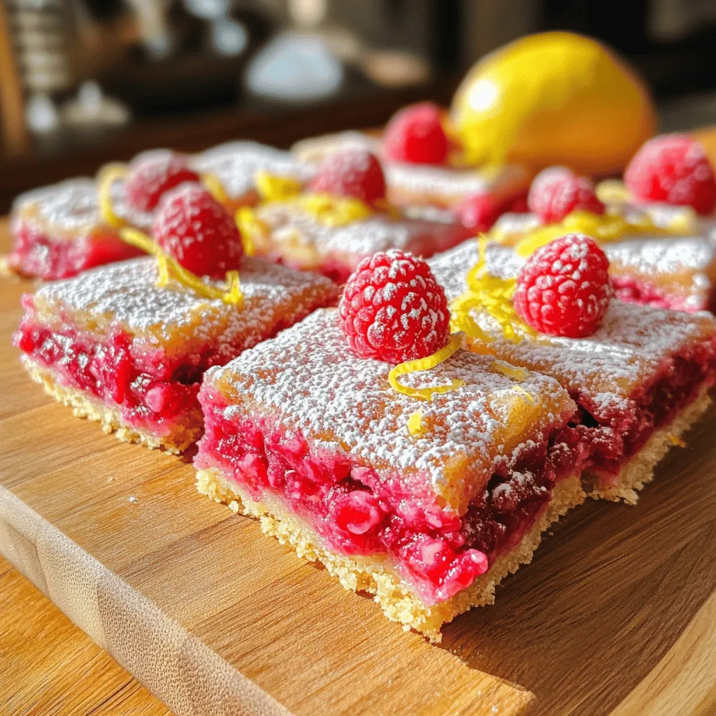 Raspberry Lemon Bars Delightful and Easy Dessert Recipe