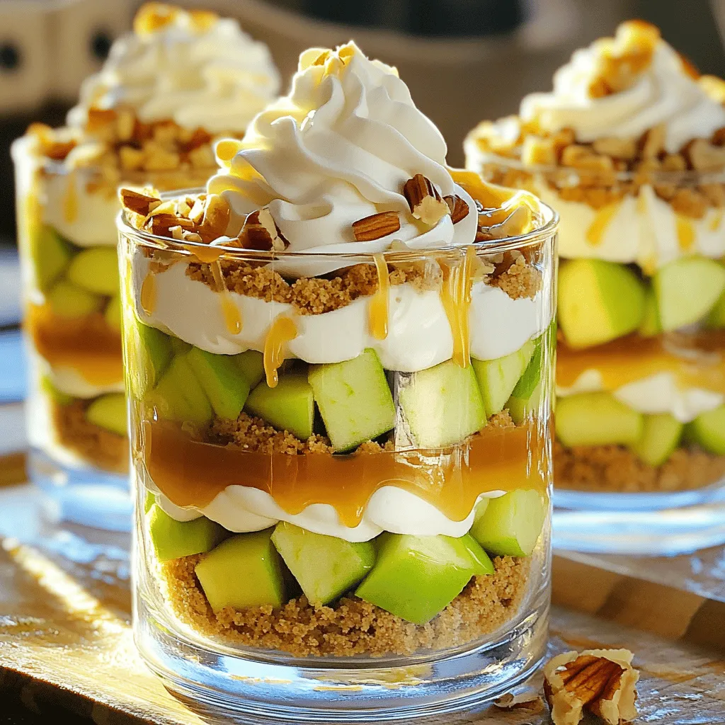 Caramel Apple Cheesecake Trifles Delightful Dessert