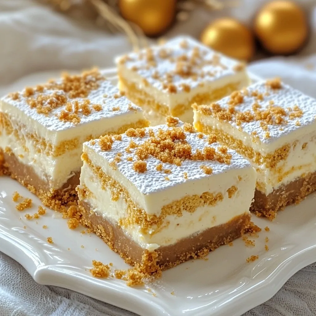 Gingerbread Cheesecake Bars Delightfully Rich Treat