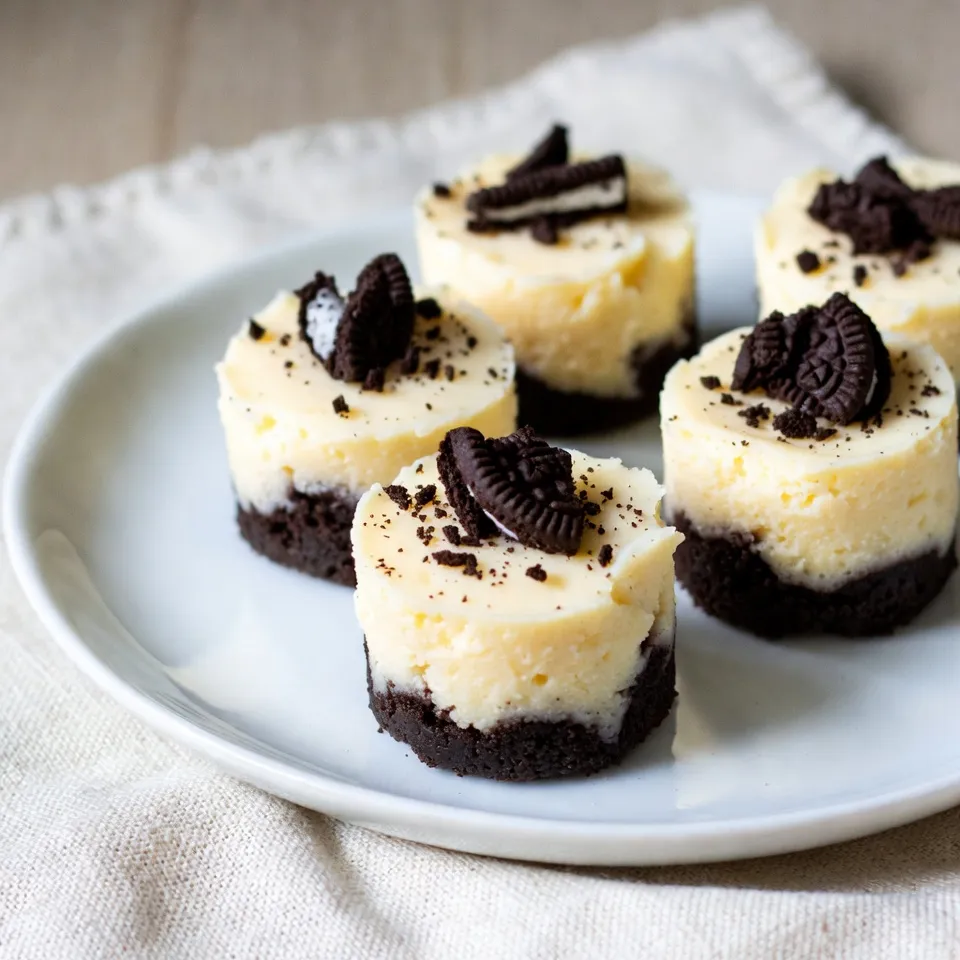 Mini Oreo Cheesecake Bites Tempting No-Bake Treat