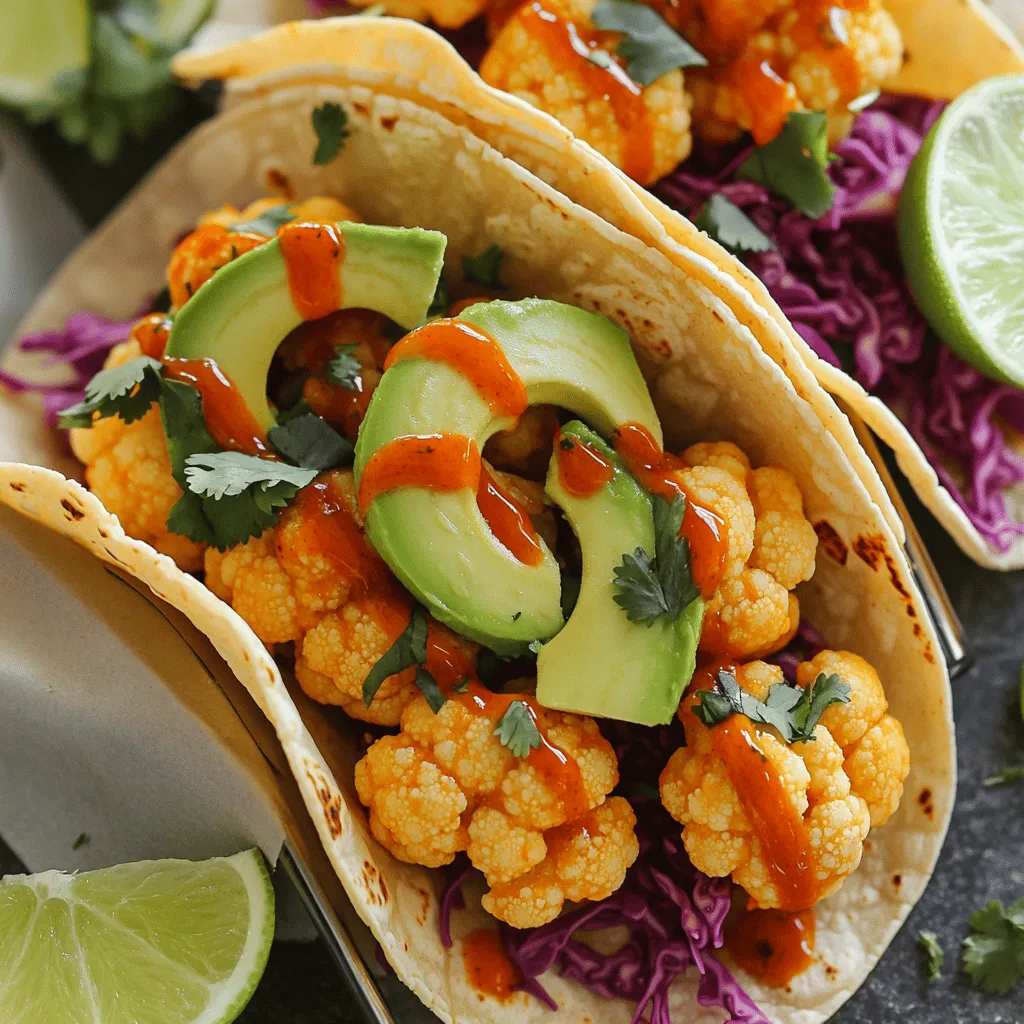 Buffalo Cauliflower Tacos Flavorful and Simple Meal