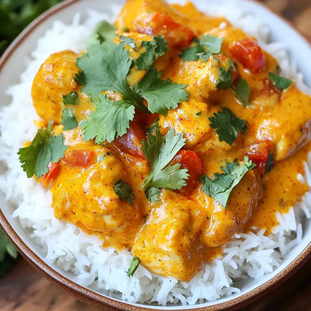 Crockpot Coconut Chicken Tikka Masala Flavorful Dish