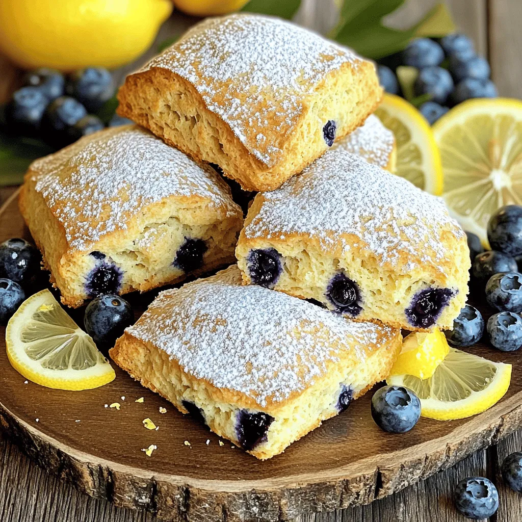 Blueberry Lemon Scones Delightful and Easy Recipe