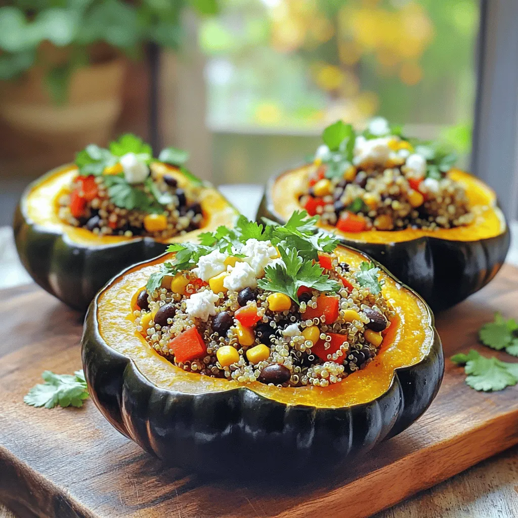 Savory Stuffed Acorn Squash with Quinoa Recipe