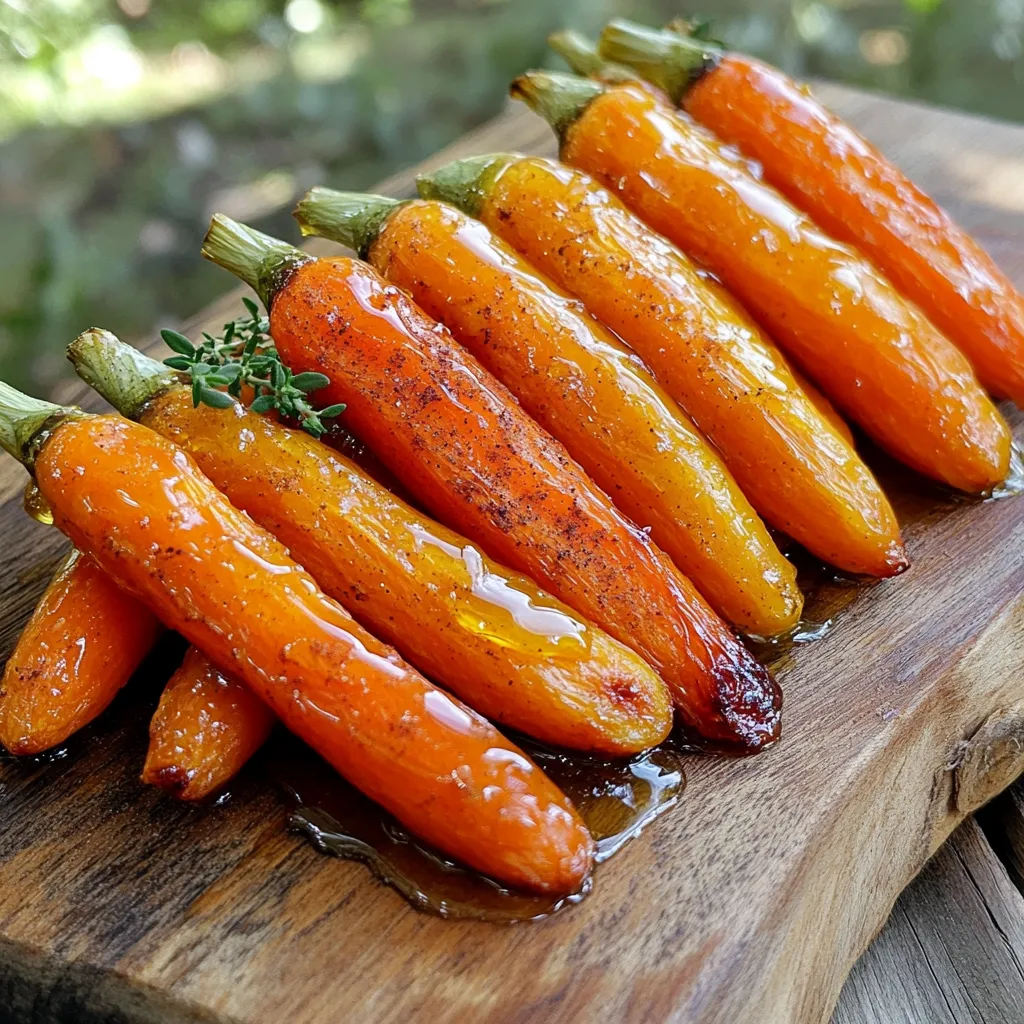 Honey Butter Roasted Carrots Flavorful Side Dish Recipe
