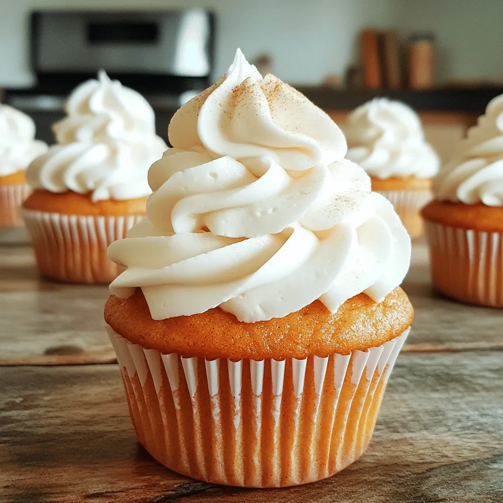 Pumpkin Spice Latte Cupcakes Delightful Fall Treat