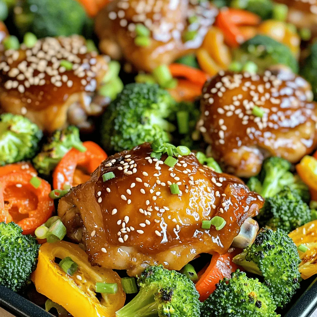 Sheet Pan Honey Garlic Chicken and Veggies Delight