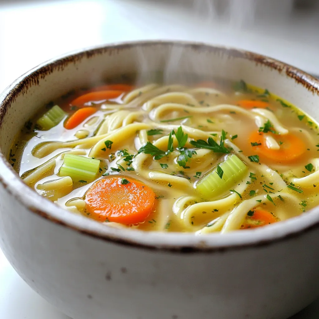 Classic Chicken Noodle Soup Simple and Hearty Recipe