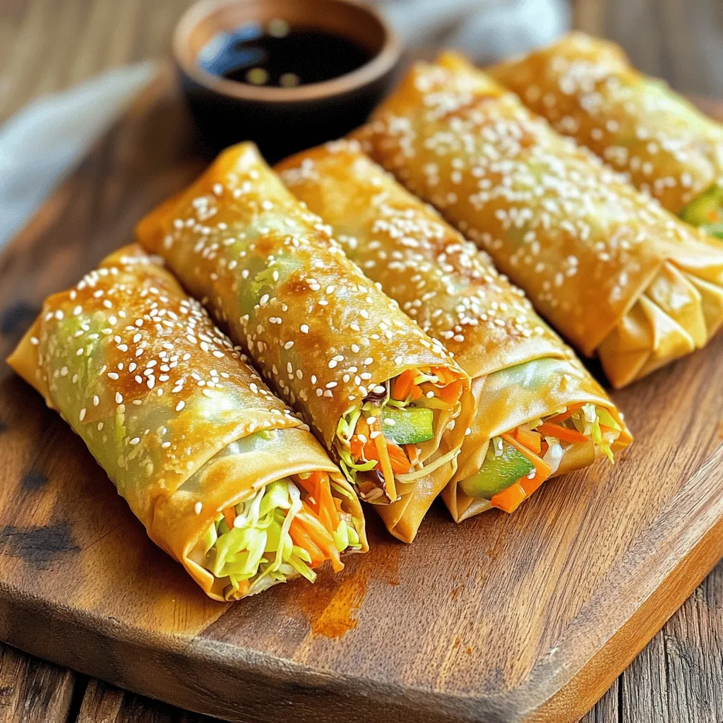 Air Fryer Veggie Spring Rolls Crunchy and Healthy Snack
