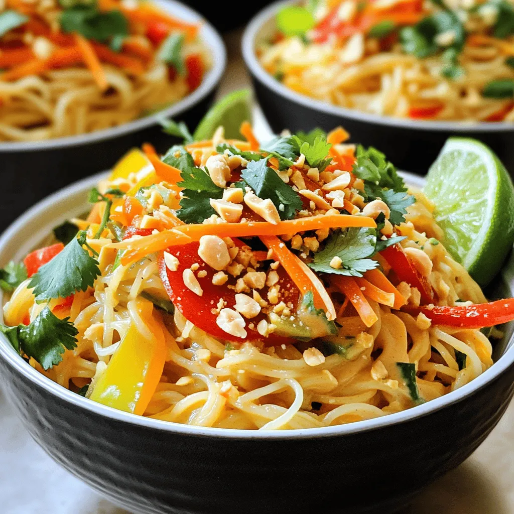 Spicy Peanut Noodle Bowls Flavorful and Fast Meal