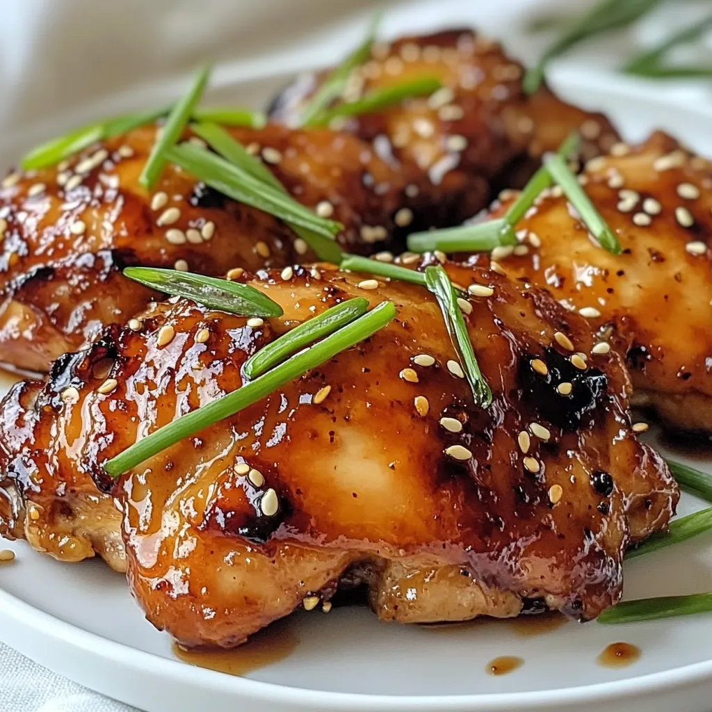Honey Garlic Chicken Flavorful Oven-Baked Delight