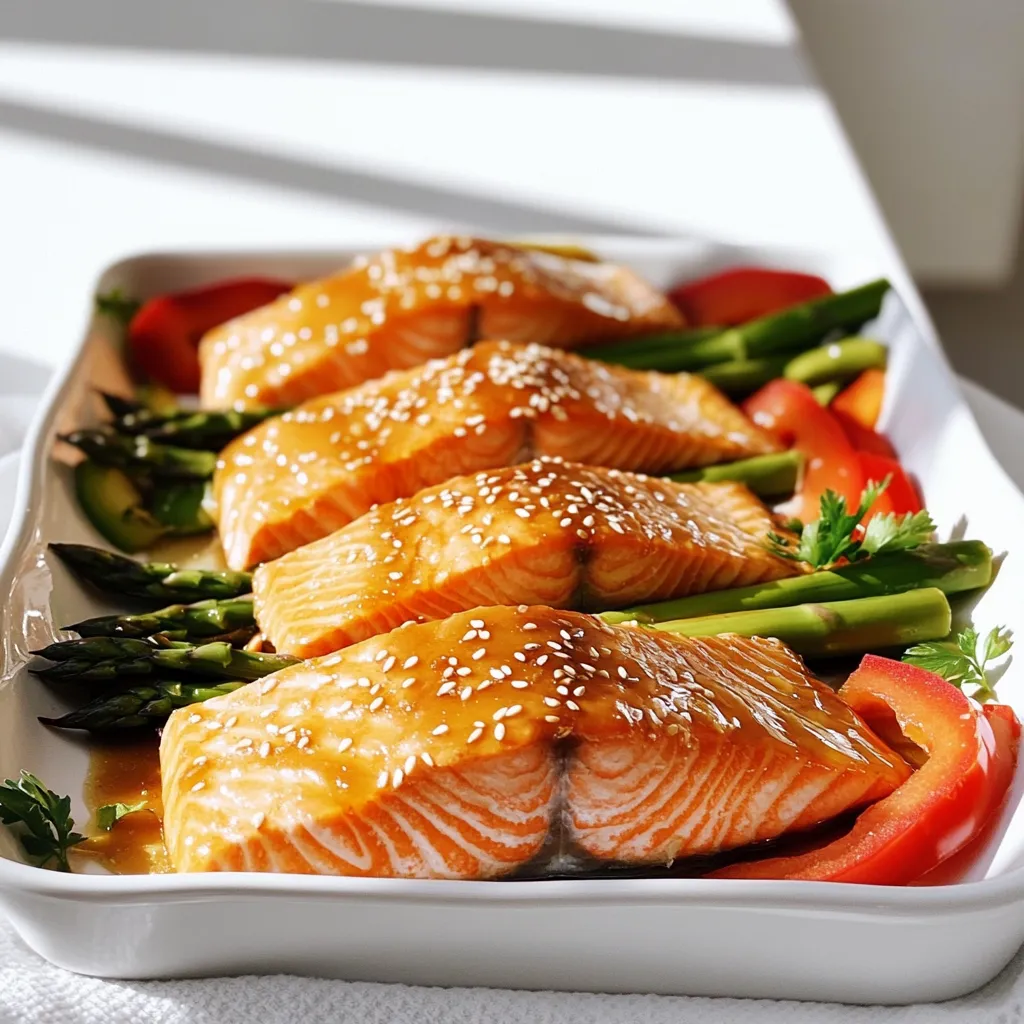 Maple Glazed Salmon Sheet-Pan Easy and Flavorful Meal