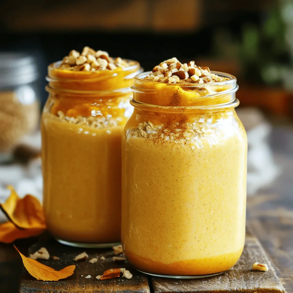 Pumpkin Spice Overnight Oats Tasty Fall Breakfast