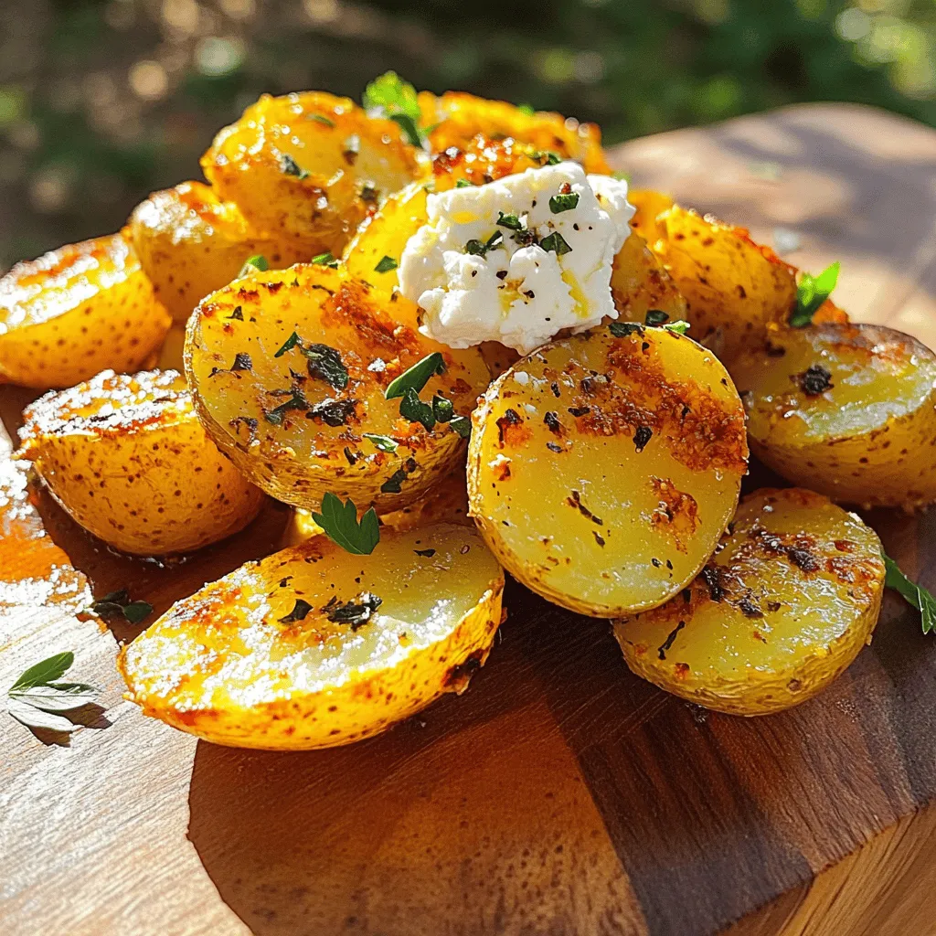 Greek Feta Roast Potatoes Tasty Comfort Dish