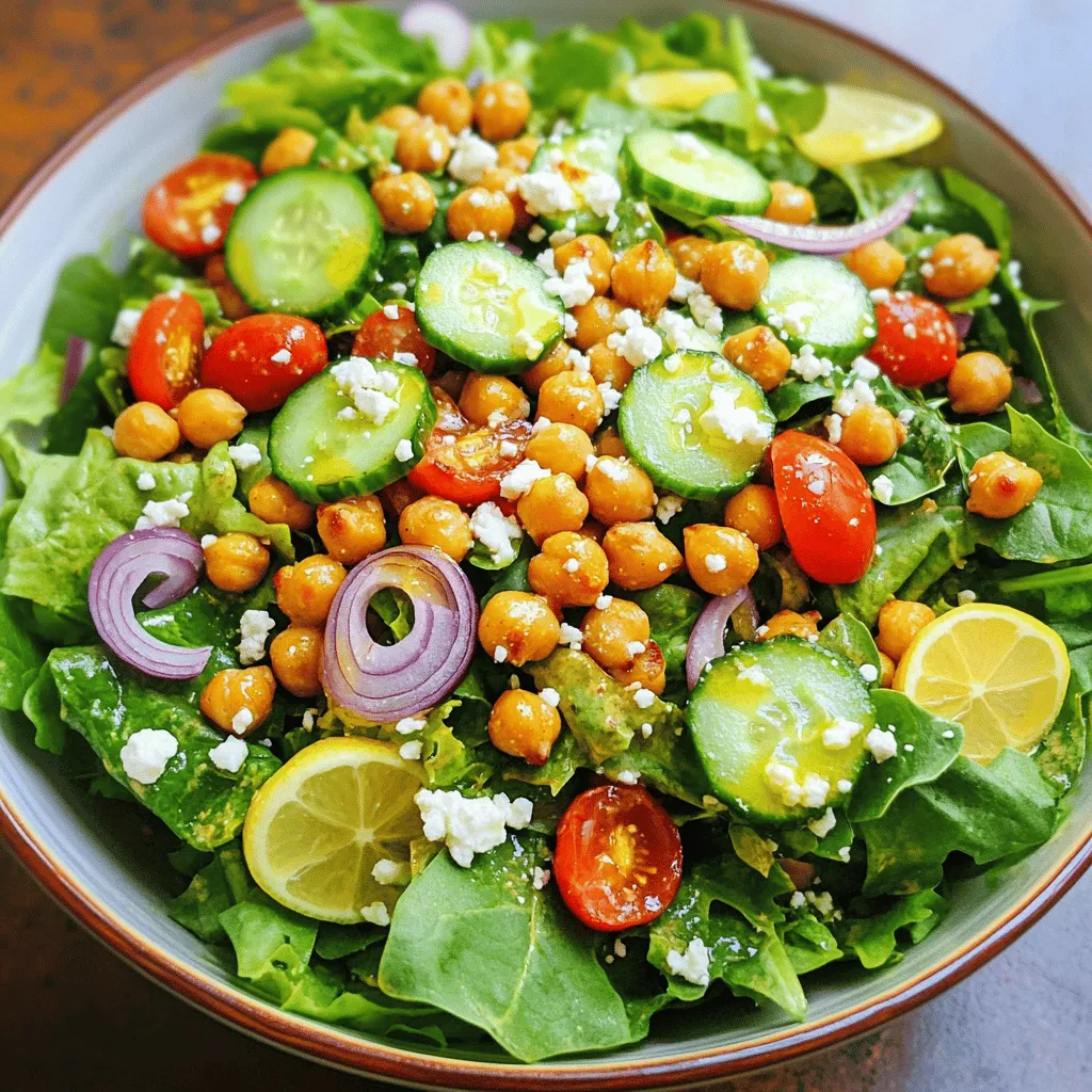 Crispy Chickpea Salad: Healthy and Flavorful Meal
