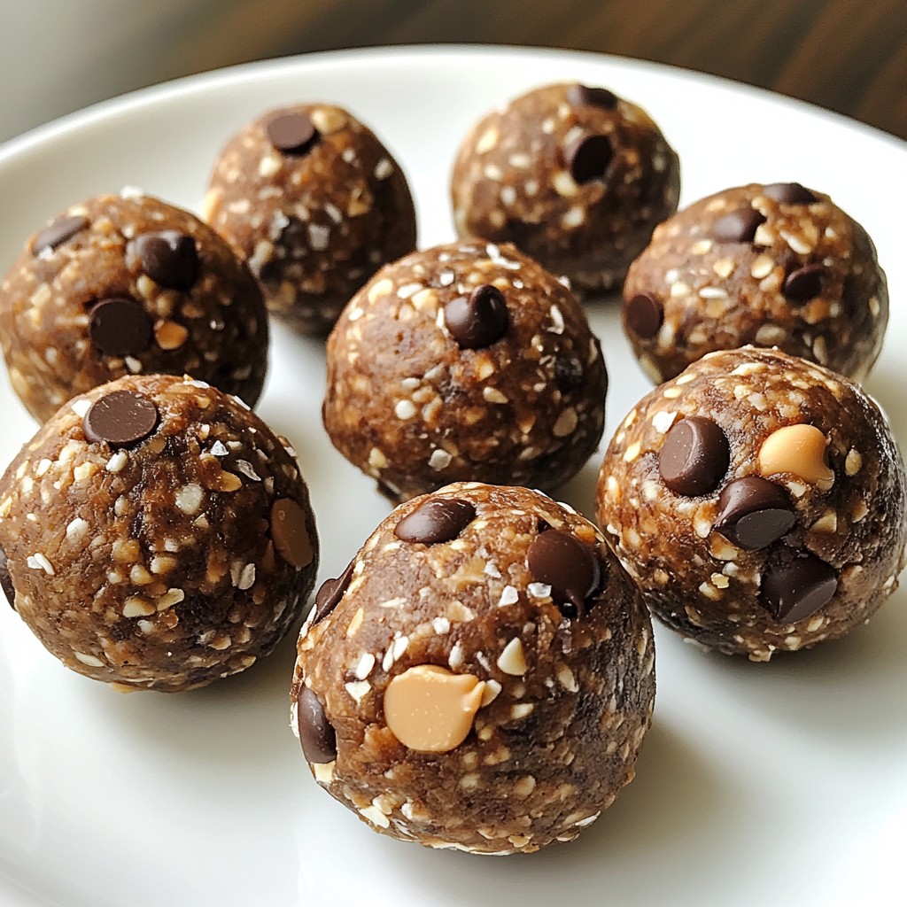 Peanut Butter Chocolate Energy Balls Easy and Tasty Snack