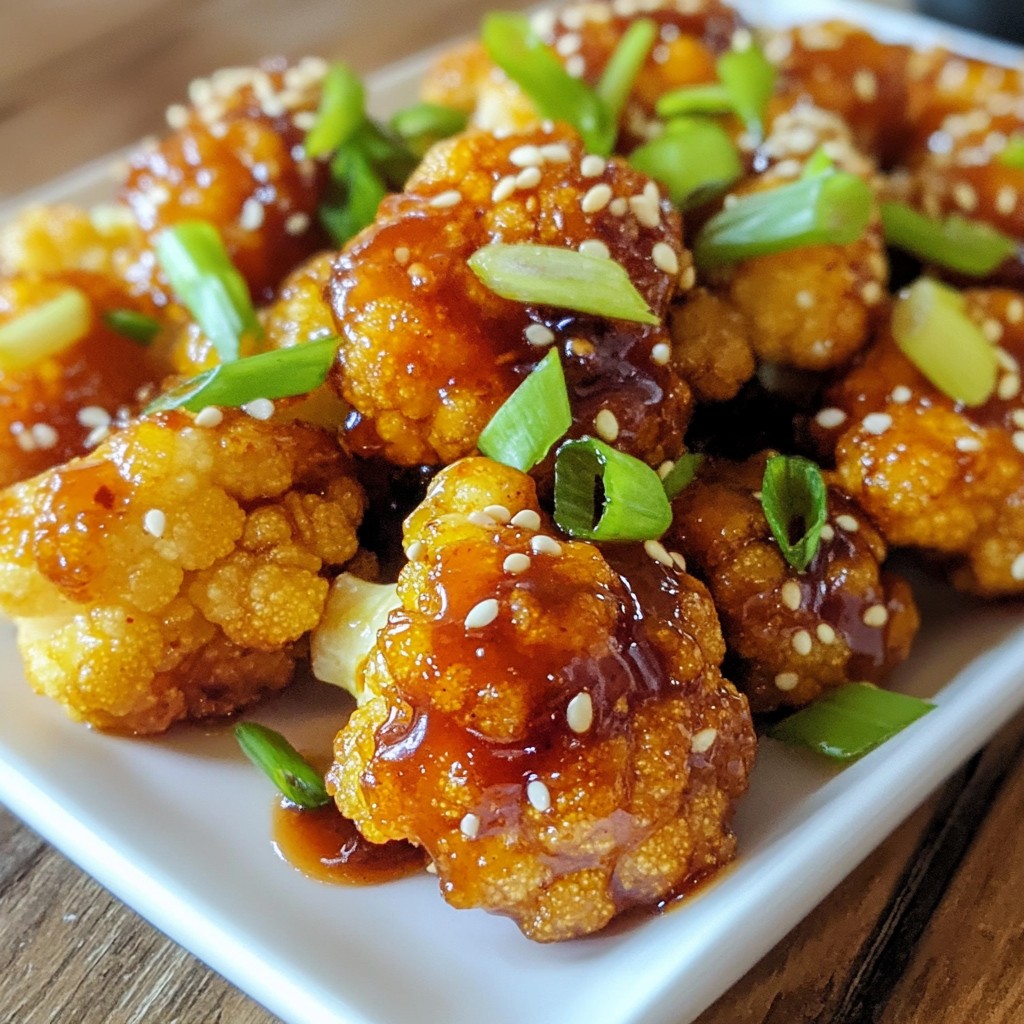Crispy Honey Chili Cauliflower Flavorful Veggie Treat
