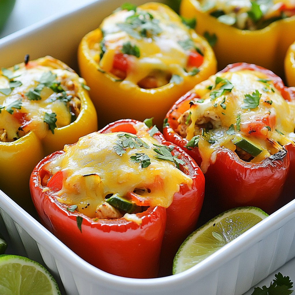 Chicken Fajita Stuffed Peppers Flavorful and Easy Dish