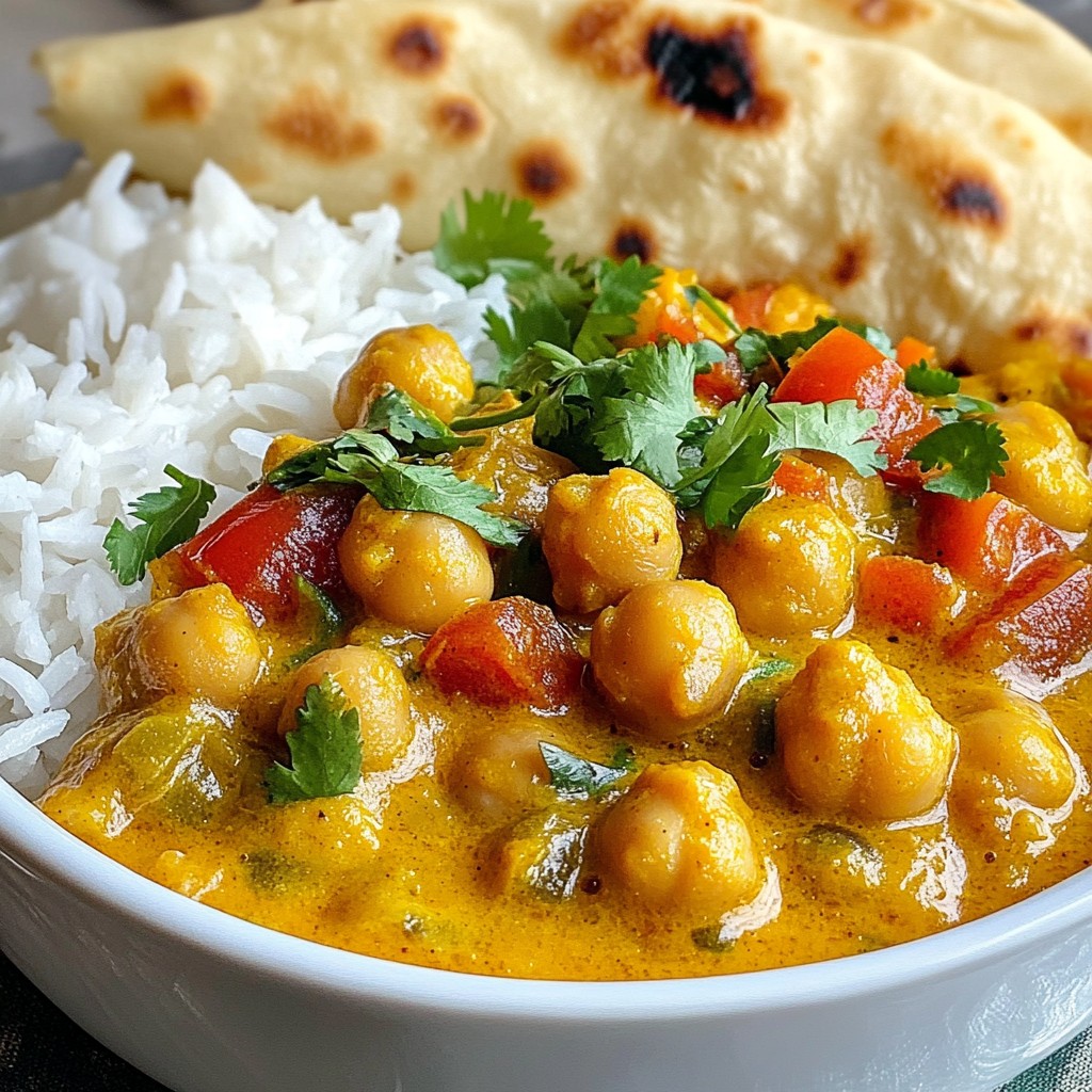 One Pot Chickpea Curry Flavorful and Easy Meal