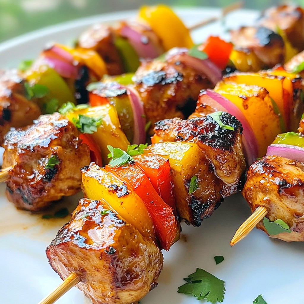 Jamaican Jerk Chicken Skewers Flavorful Grilling Recipe