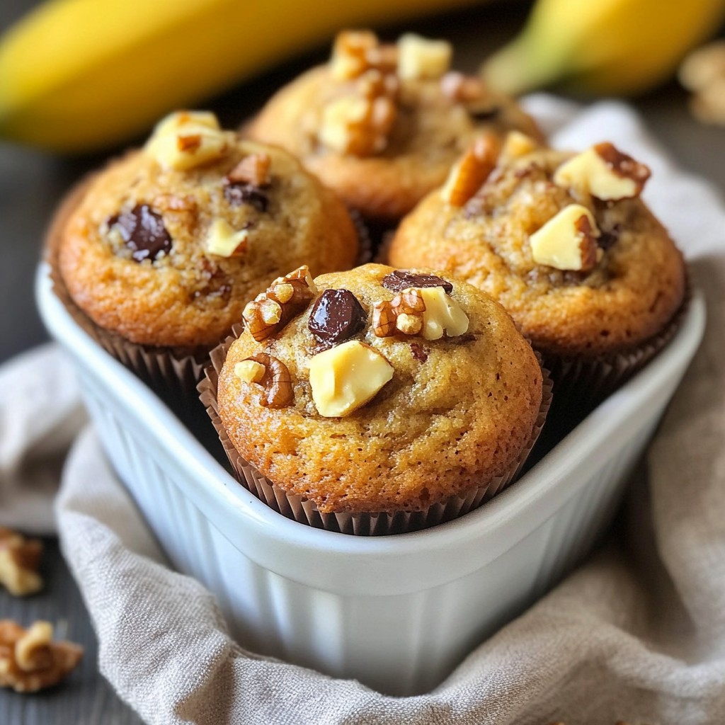 One-Bowl Banana Nut Muffins Simple and Tasty Recipe
