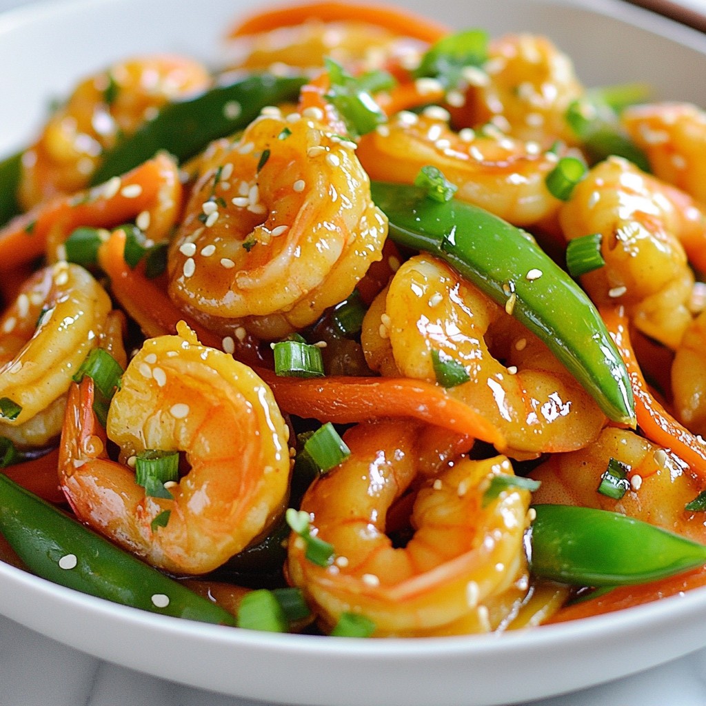 Honey Garlic Shrimp Stir Fry Quick and Tasty Recipe