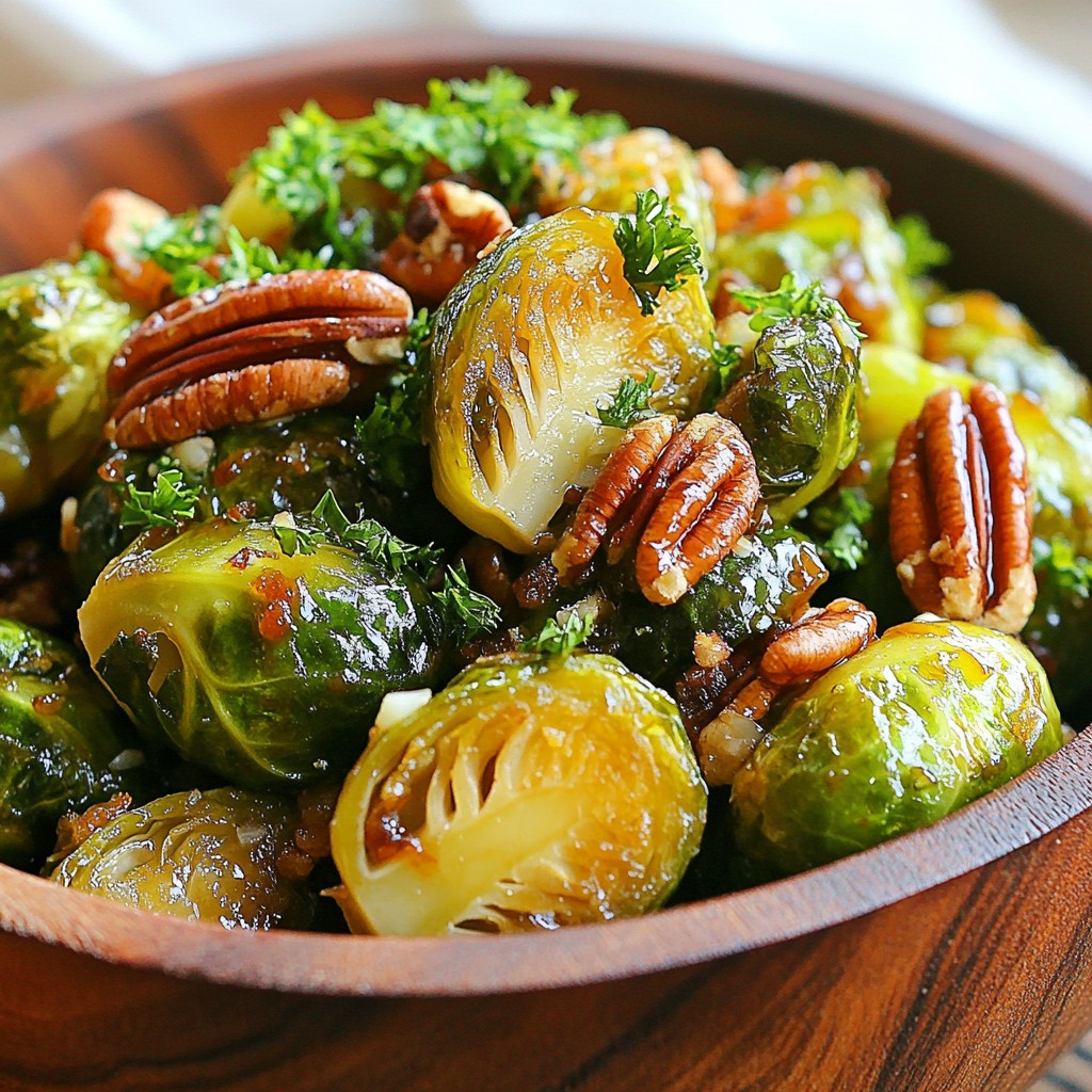 Maple Glazed Brussels Sprouts Flavorful and Easy Recipe