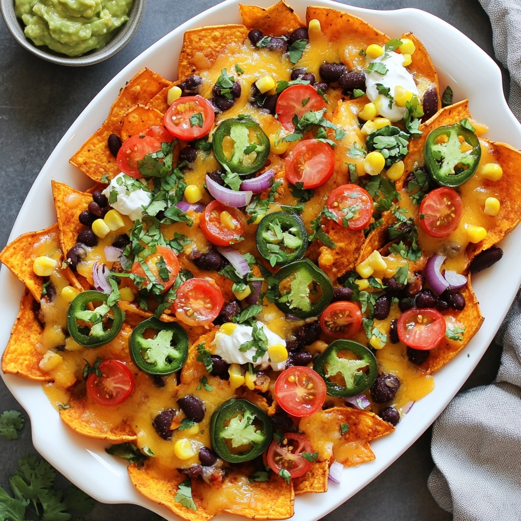 Loaded Sweet Potato Nachos Flavorful and Simple Recipe