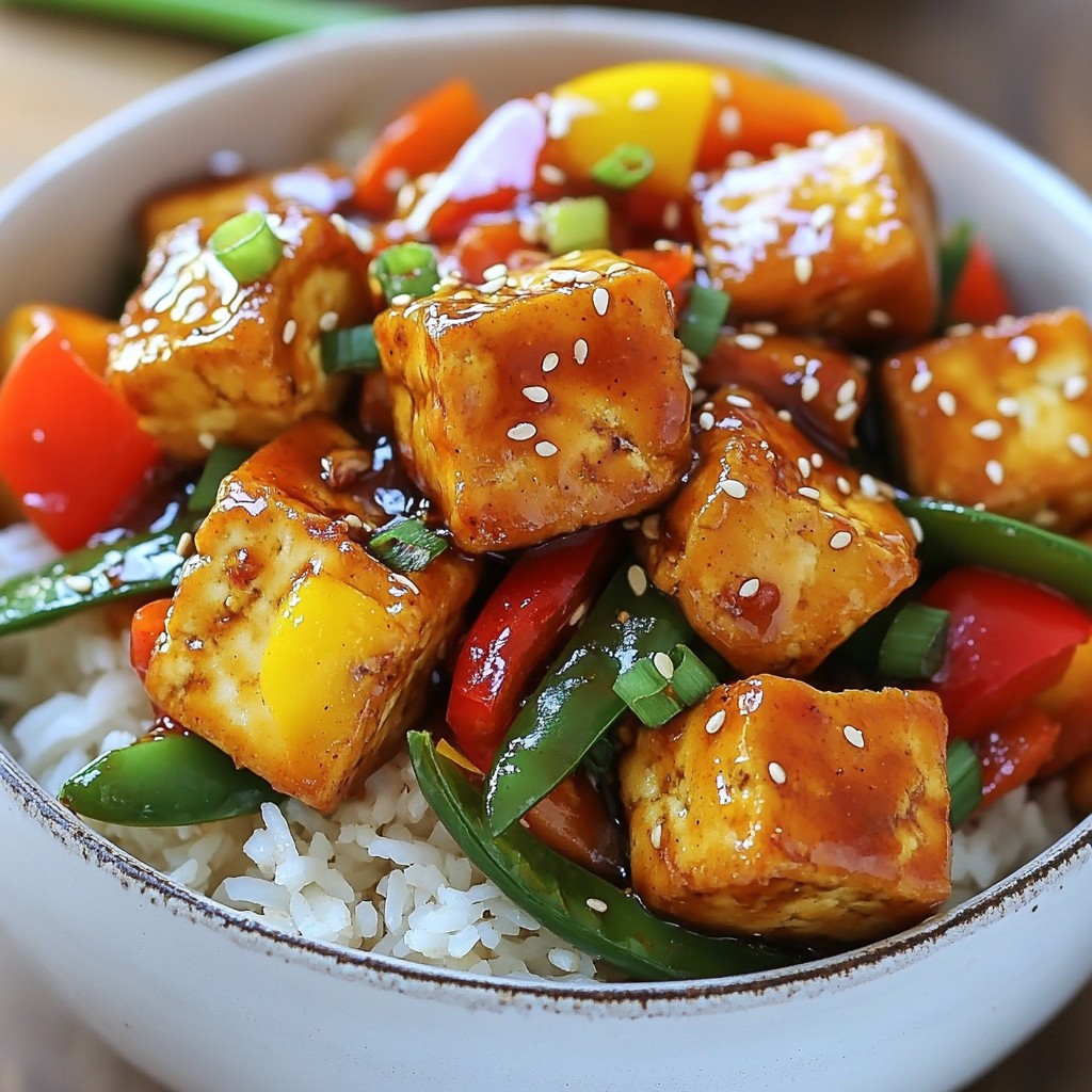Sweet Chili Tofu Stir Fry Easy and Flavorful Recipe