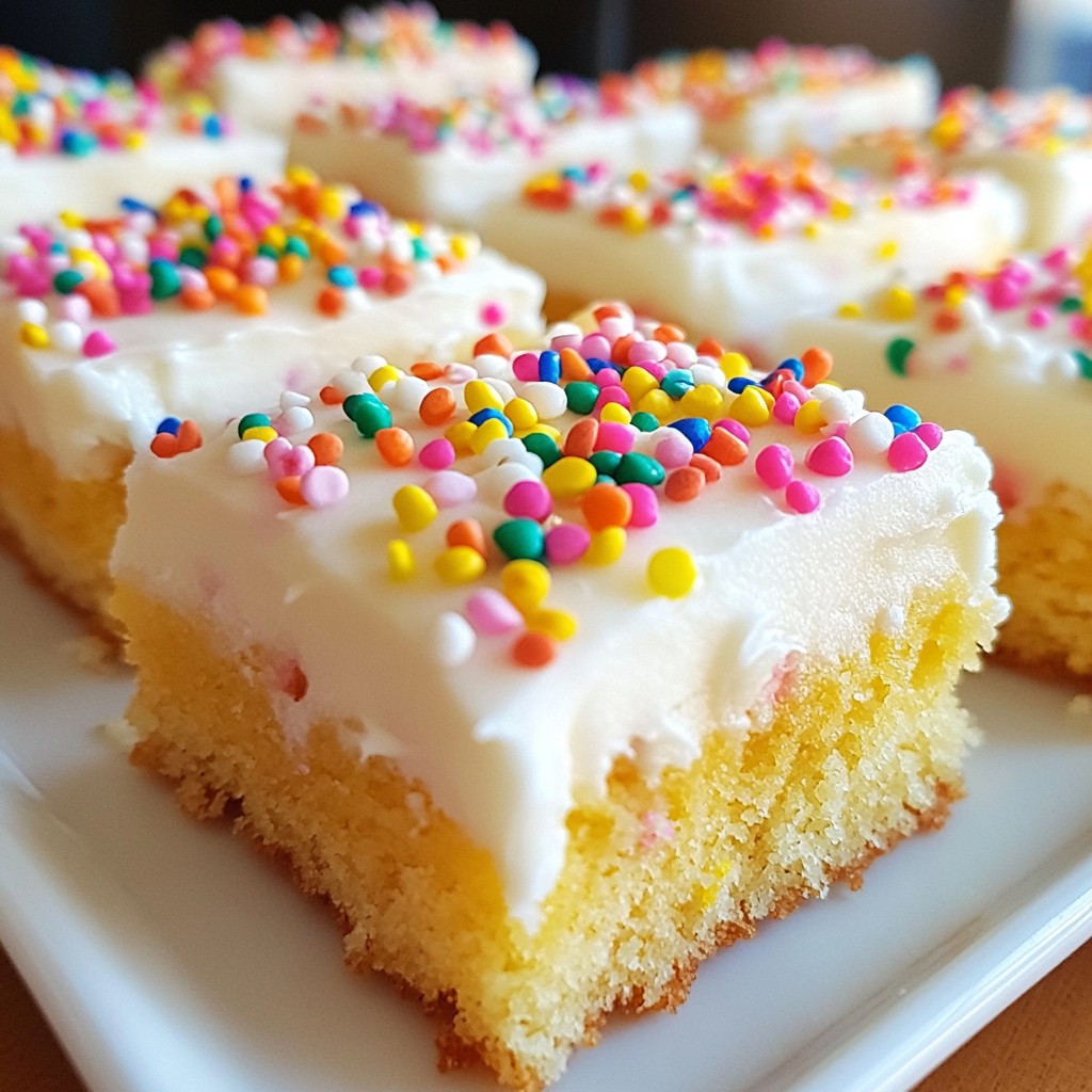 Funfetti Sugar Cookie Bars Easy Sweet Delight