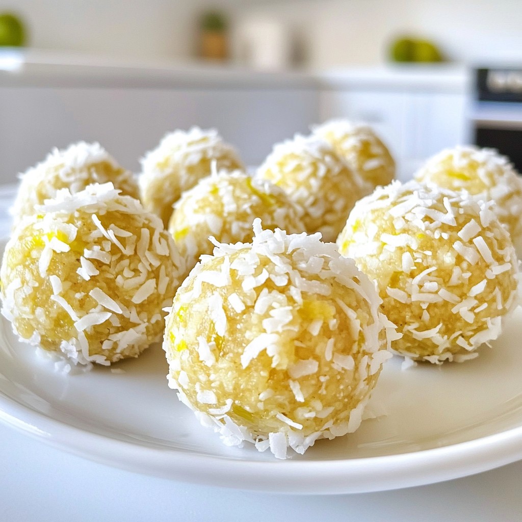 Coconut Lime Energy Balls Tasty and Healthy Snack