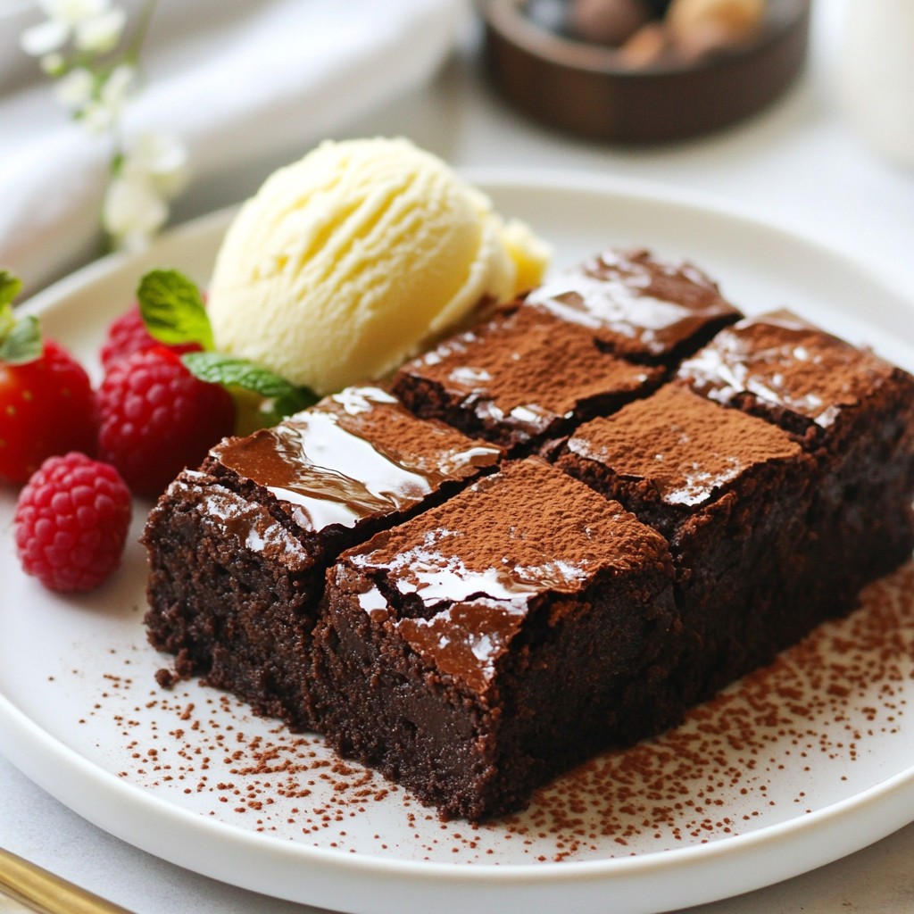 Fudgy Avocado Brownies Rich and Decadent Treat