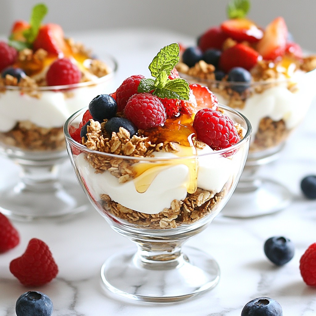 Greek Yogurt Berry Parfait Energizing Breakfast Treat