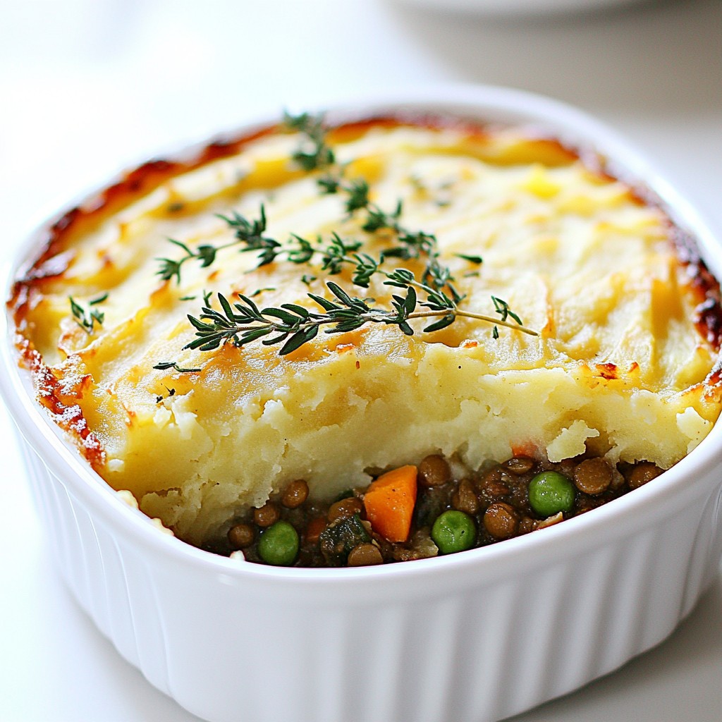 Vegan Lentil Shepherd’s Pie Hearty Comfort Food