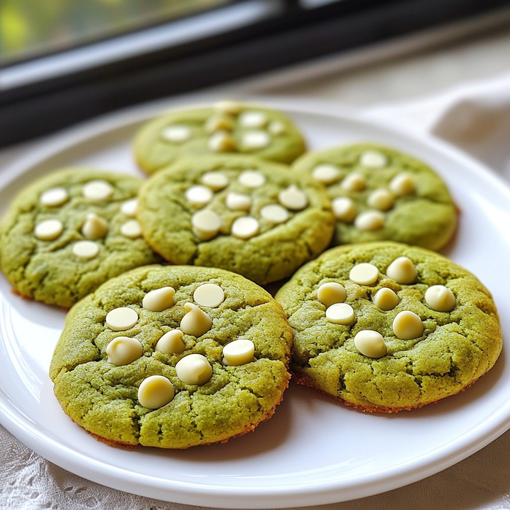 Irresistible Matcha White Chocolate Cookies Recipe