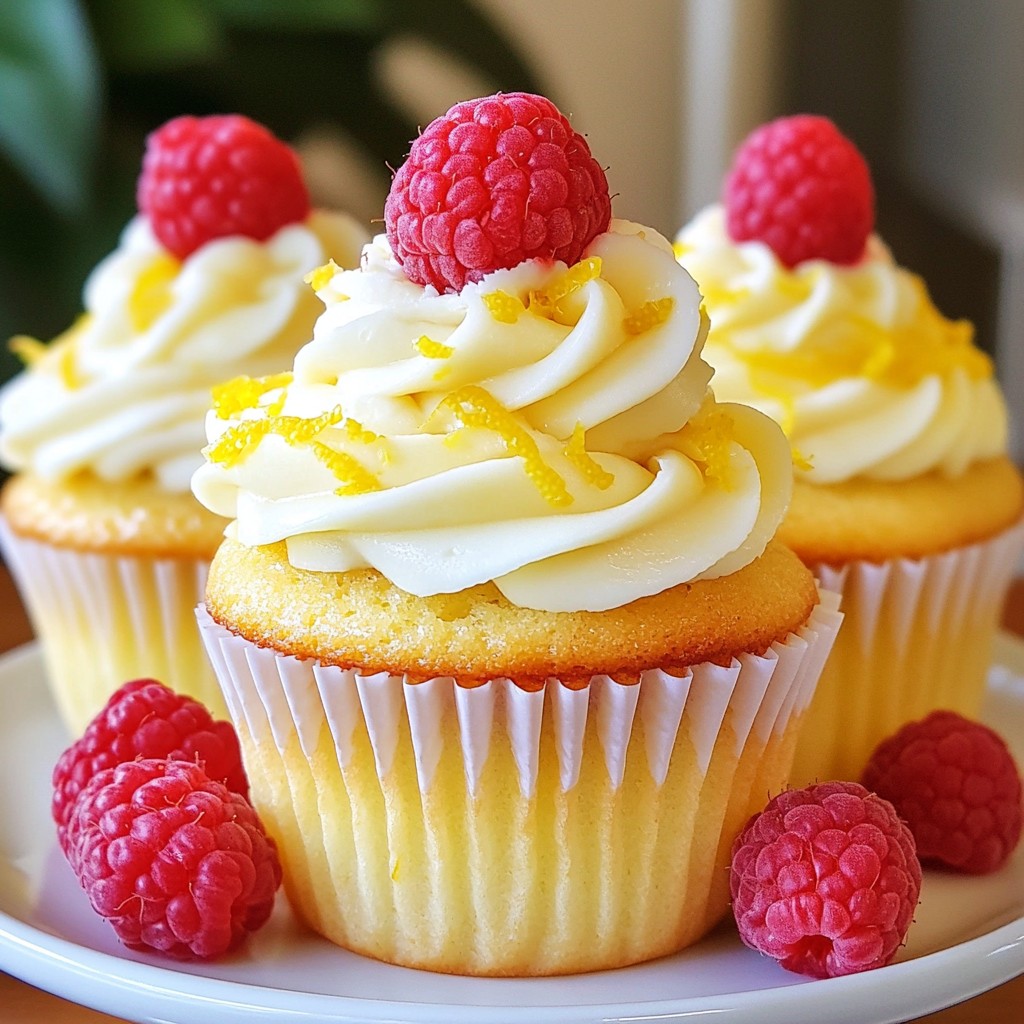 Raspberry Lemonade Cupcakes Delightful Easy Treat